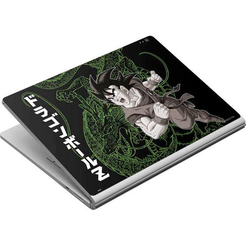 Dragon Ball Z Goku and Shenron Surface Book Skin